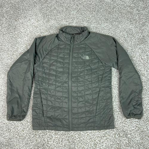 The North Face Jacket Mens Medium Gray Primaloft Puffer Thermoball Triclimate
