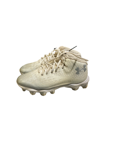 Used Under Armour CLEATS BB/SB Cleats White Junior 03.5 11834-S000046455