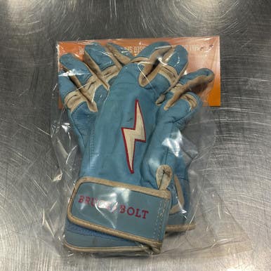 Used BB/SB Batting Gloves Royal Blue MD 11834-S000046431