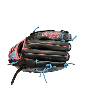 Used Rawlings R9 BB/SB Glove LH Throw Black 12 3/4" 11834-S000046405