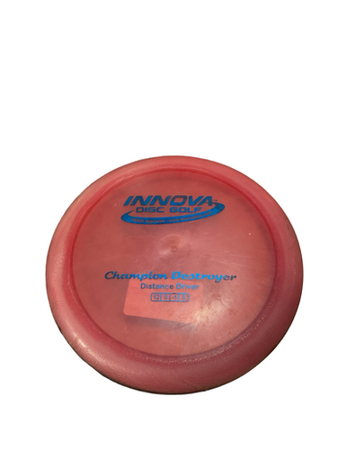Used Innova CHAMPION DESTROYER Disc Golf Driver Red 11834-S000046390