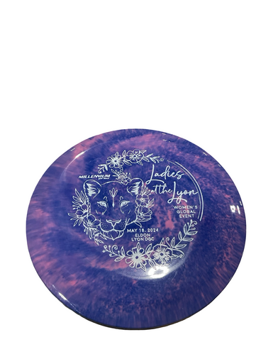 Used Millennium LADIES AT THE LYON Disc Golf Driver Royal Blue 11834-S000046372