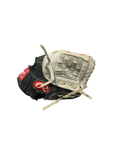 Used Rawlings 9.5 INCH SURE CATCH BB/SB Glove RH Throw Black 9 1/2" 11834-S000046338