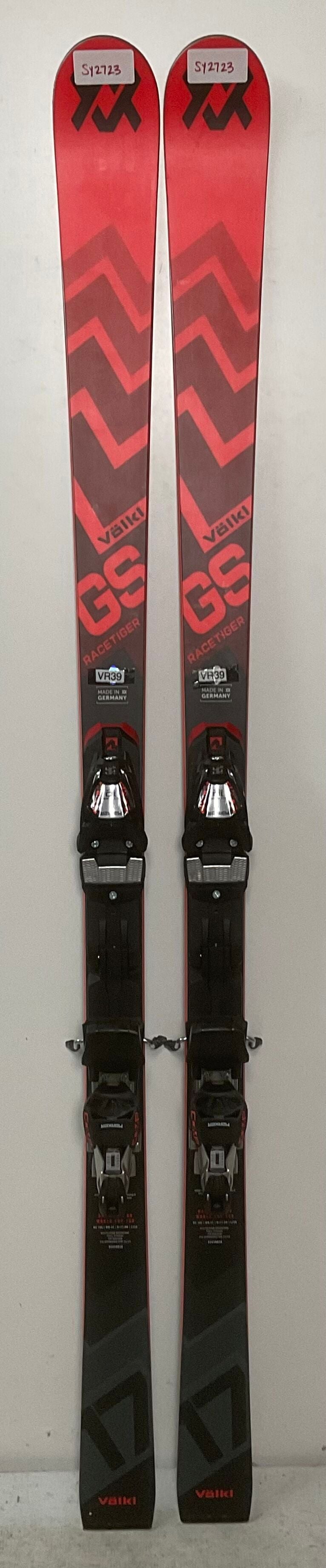 Kid's 2024 Volkl 170cm Racetiger GS Jr Demo Skis With Marker Race