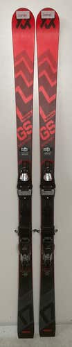 Kid's 2025 Volkl 158cm Racetiger GS Jr Demo Skis With Marker Comp 10 Bindings (Used)(SY2723)