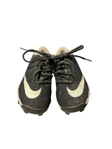 Used Nike BLK/WHT FAST FLEX CLEATS BB/SB Cleats Black And White Junior 02 11834-S000046288
