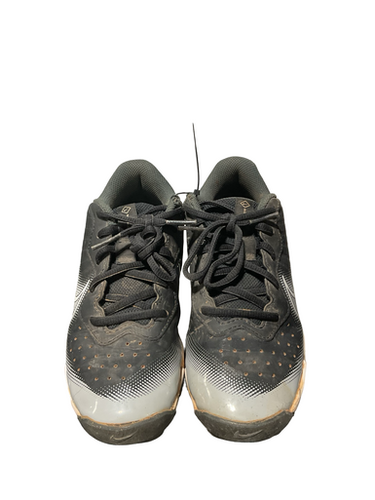 Used Nike BLK/GREY DIAMOND CLEATS BB/SB Cleats Black And Grey Junior 03 11834-S000046286