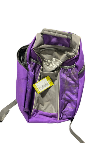 Used Louisville Slugger PURPLE BACKBACK BAG BB/SB Player Backpack Purple 11834-S000046273