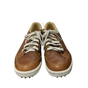 Used Ashworth Mens Golf Shoes Brown Senior 11 11834-S000046269