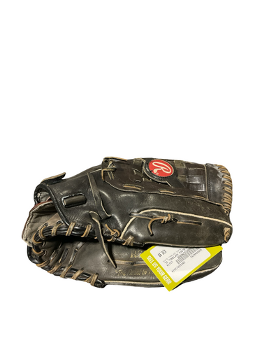 Used Rawlings BLACK SOFTBALL GLOVE BB/SB Glove RH Throw Black 12 1/2" 11834-S000046252