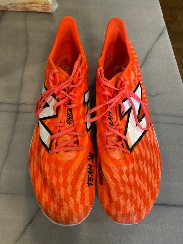 Orange Men's Size M 12.0 (W 13.0) Adult New Balance Shoes (Used)