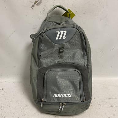 Used Marucci F5 BAT PACK BB/SB Player Backpack Grey 11855-S000199059