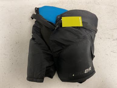 Used Bauer VAPOR VOLT Youth Pant Black And Carolina Blue MD 11855-S000199040