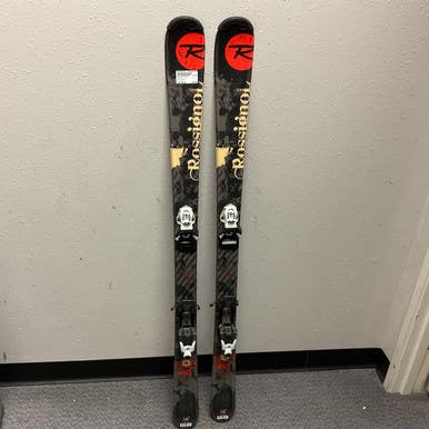 Used Rossignol S65 Boys DH Ski/Binding Black 130 cm 11855-S000199038