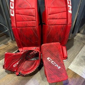 33+1.5 2023 CCM EFlex 6 Regular Goalie Full Set Pro Stock (Used)