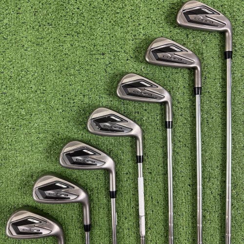 READ Cobra Darkspeed Iron Set 5-PW GW KBS Tour Lite Stiff Flex Right Handed