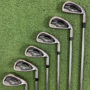 READ Callaway Steelhead XR Iron Set 6-PW AW Regular Project X 5.0 -1/2 Short