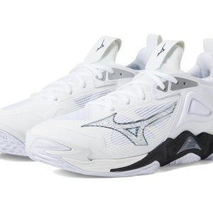 Mizuno Wave Momentum 3 Women's US 8.5 White Black Volleyball Shoes DDK735