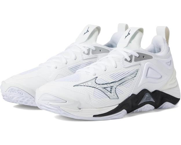 Mizuno Wave Momentum 3 Women's US 8.5 White Black Volleyball Shoes DDK735