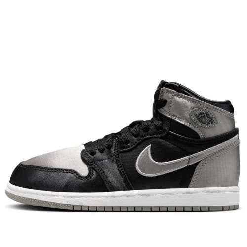 Air Jordan 1 Retro High OG FD5304-010 Kids 3y Black Gray Lifestyle Shoes DDK750