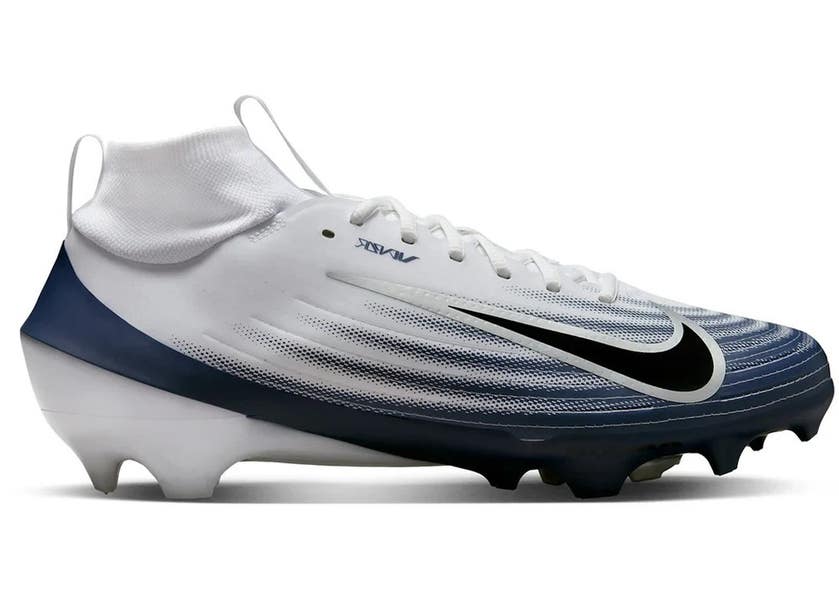 NIKE Vapor Pro 1 Football Cleats Mens Size 7.5‎ White Navy Black HM8850-104 NIKE Vapor Pro 1 Football Cleats Mens Size 9 White Navy  main image 3