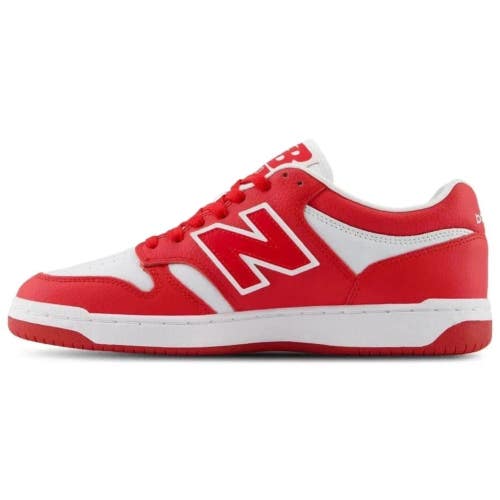 New Balance 480 BB480LHR Sneaker Men's US 4.5 Red Leather Lifestyle Shoes DDK760