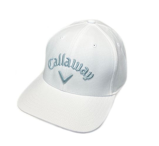NEW 2025 Callaway Perfomance Pro White/Surf Adjustable Golf Hat/Cap