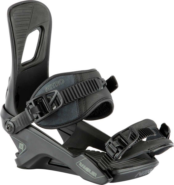 Men's Medium Nitro RAMBLER Snowboard Bindings Ultra Black (New without box)(SY2729)