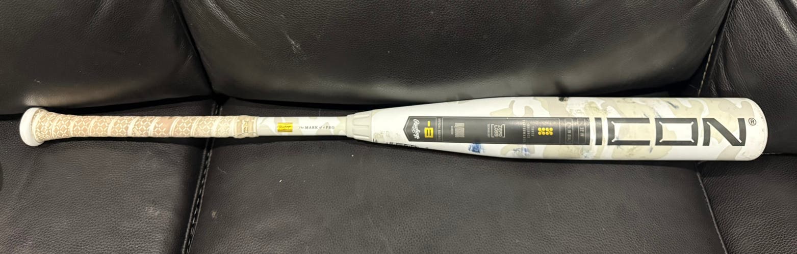 2025 Rawlings Icon Composite USSSA Certified Bat (-8) 24 oz 32" (Used)