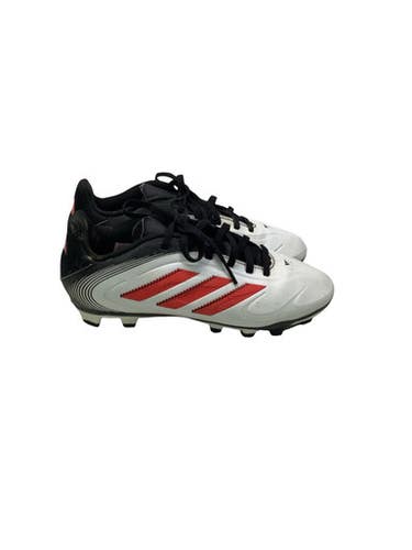 Used Adidas Soccer Cleats White/Black/Red Junior 03 11347-S000263696