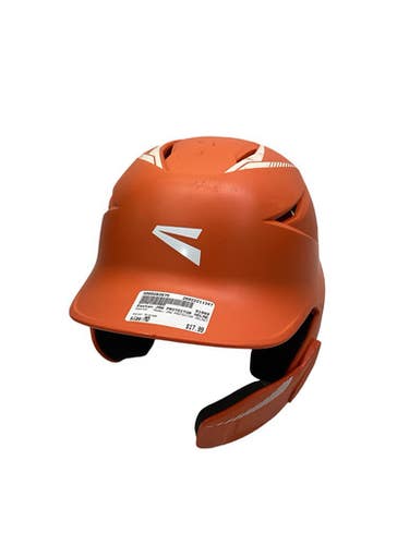 Used Easton JAW PROTECTOR HELMET Batting Helmet No Mask Orange MD 11347-S000263675