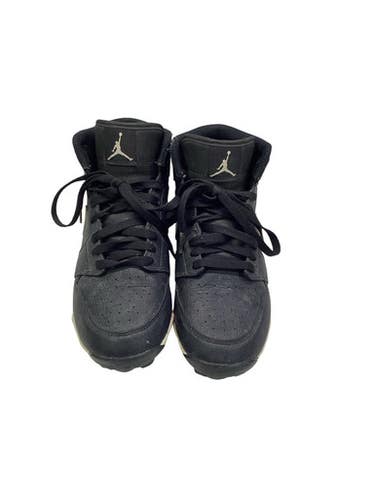 Used Nike JORDAN 1 CLEAT BB/SB Cleats Black Junior 05 11347-S000263665