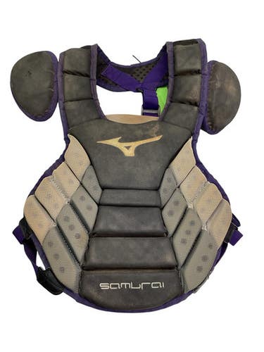 Used Mizuno MIZUNO Catchers Chest Protector Navy Blue Youth 11347-S000263639