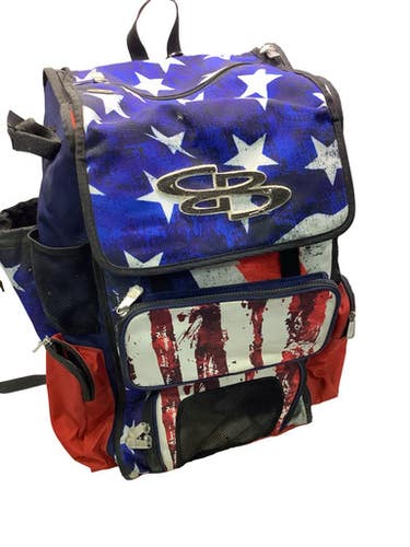 Used Bombah BAT BACKPACK BB/SB Player Backpack Red 11347-S000263577