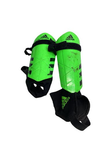 Used Adidas Soccer Shin Guards Youth Green Youth 11347-S000263562