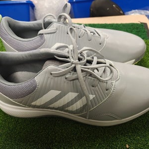 Adidas CP Traxion Spikeless Golf Shoes Sneakers Gray White BB7902 Men's Size 10