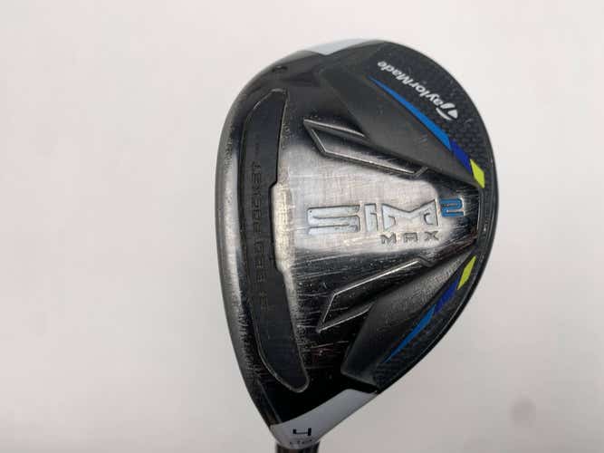 TaylorMade SIM2 MAX Rescue 4 Hybrid 22* Fujikura Ventus Blue 7S Stiff LH