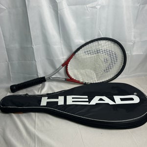 Head Titanium Ti.S2 Tennis Racquet 4 1/4 Red Silver Graphite w/Case New Grip