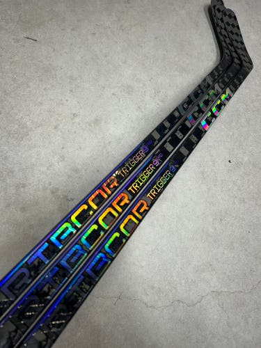 3 Pack 55 Flex P90TM Senior CCM RibCor Trigger 9 Pro Left Hand Hockey Stick Pro Stock (New)
