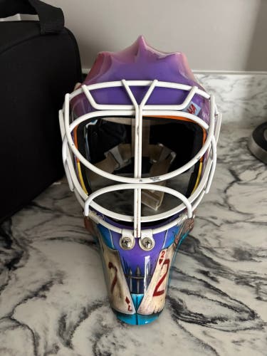 CCM Axis Pro Sr. Goalie Mask-airbrushed by Katrin Aero (Used)