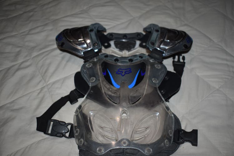 FOX Motocross R3 Roost Deflector, Black, Small