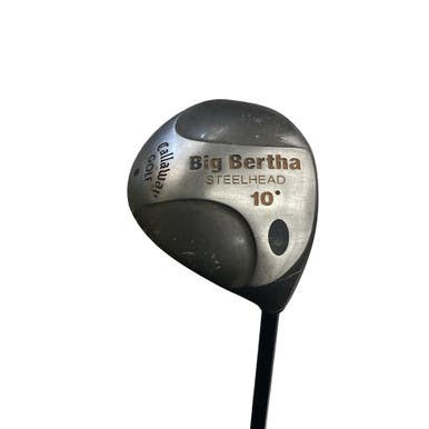 Used Callaway BIG BERTHA STEELHEAD Mens Driver RH 10.0 Degree 11760-S000087801