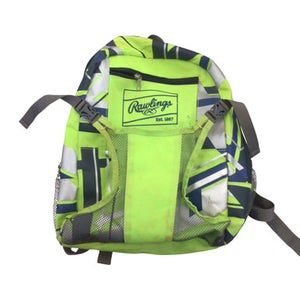 Used Rawlings BACKPACK BB/SB Player Backpack Neon Green 11760-S000087658