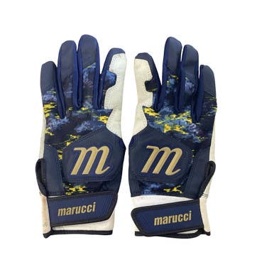 Used Marucci BB/SB Batting Gloves Navy Blue MD 11760-S000087646