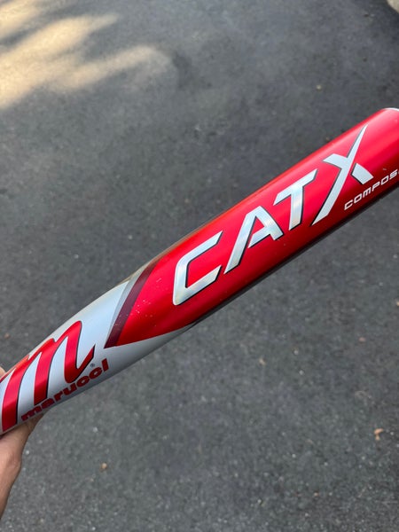 2023 Marucci CAT X Composite BBCOR Certified Bat (-3) 30 oz 33" (Used)