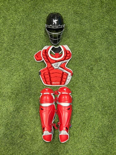 Red Easton M10 Series Catcher's Set (New)