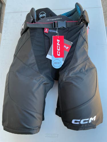 Black Senior Large CCM Jetspeed + Hockey Pants (New) 3857