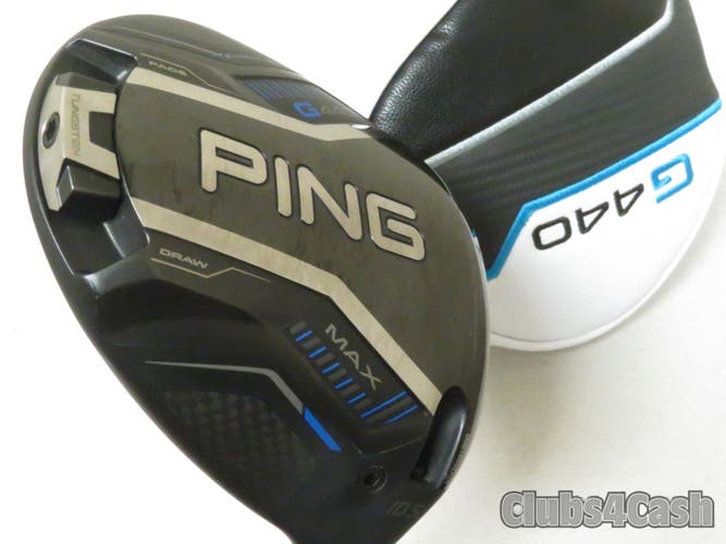 PING G440 Max Driver 10.5 Mitsubishi Tensei 1K Black 65 Stiff +Cover  MINT