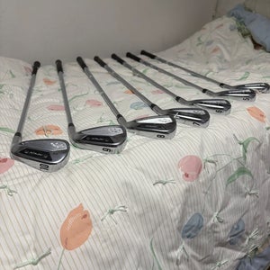 Men's 2024 Callaway Apex CB 24 Right Handed Iron Set Stiff Flex Steel Shaft (Used)