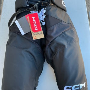 Black Senior Large CCM Tacks + Hockey Pants (New) 8026